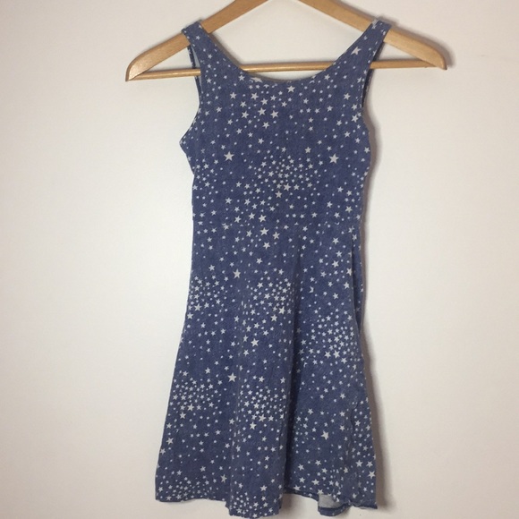 SO Tee Shirt Tank Dress with Stars Size S (10) - Picture 1 of 6